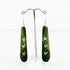 Stunning Genuine NZ Greenstone Drop Earrings with 3 Koru - ShopNZ