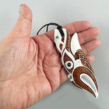 Stunning Maori Manaia Design Bone Necklace - ShopNZ
