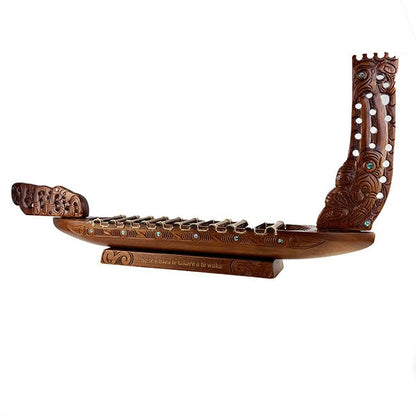 Stunning XL Metre Long Maori Waka Taua Canoe - ShopNZ
