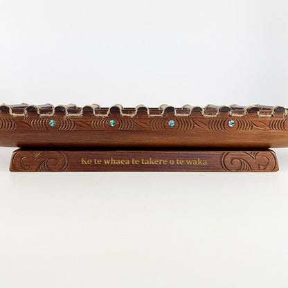 Stunning XL Metre Long Maori Waka Taua Canoe - ShopNZ