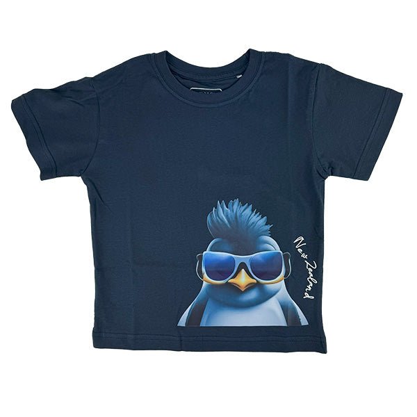 Super Cute Navy NZ Kids Penguin T-shirt - ShopNZ
