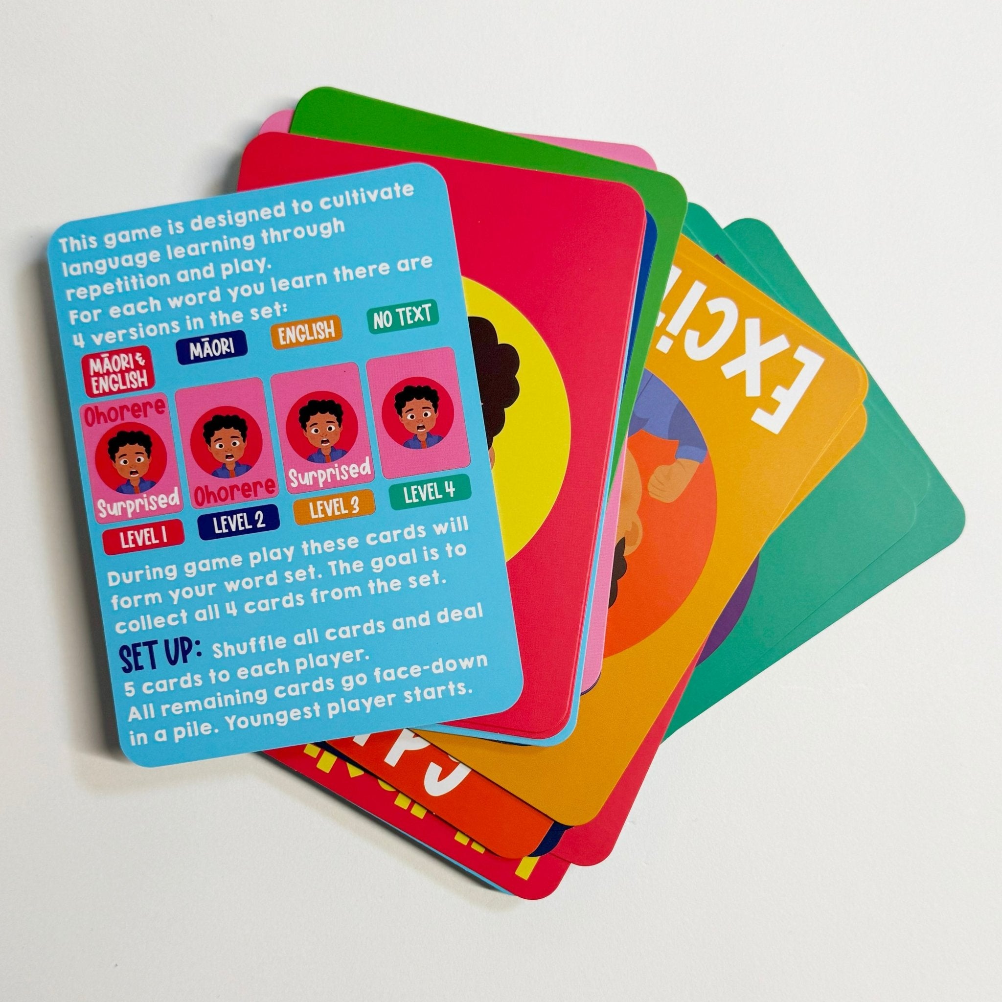 Te Reo Māori Go Fish Card Game - ShopNZ