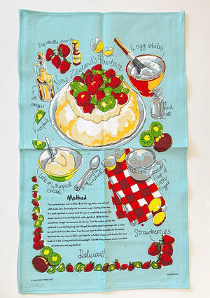 The Must - Have NZ Pavlova Recipe Teatowel - ShopNZ