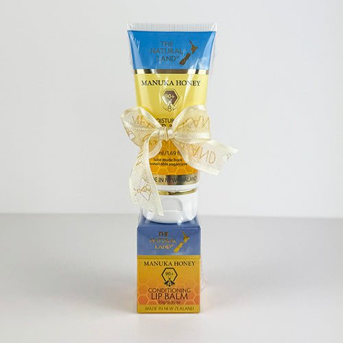 The Natural Land Hand Creme and Lip Balm Gift Set - ShopNZ