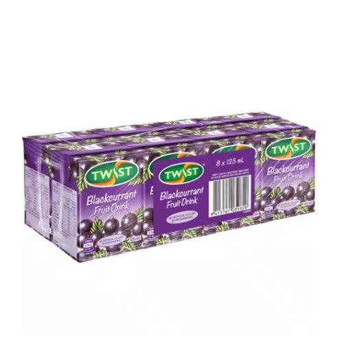 Twist Blackcurrant Drink - pack of 8 - ShopNZ