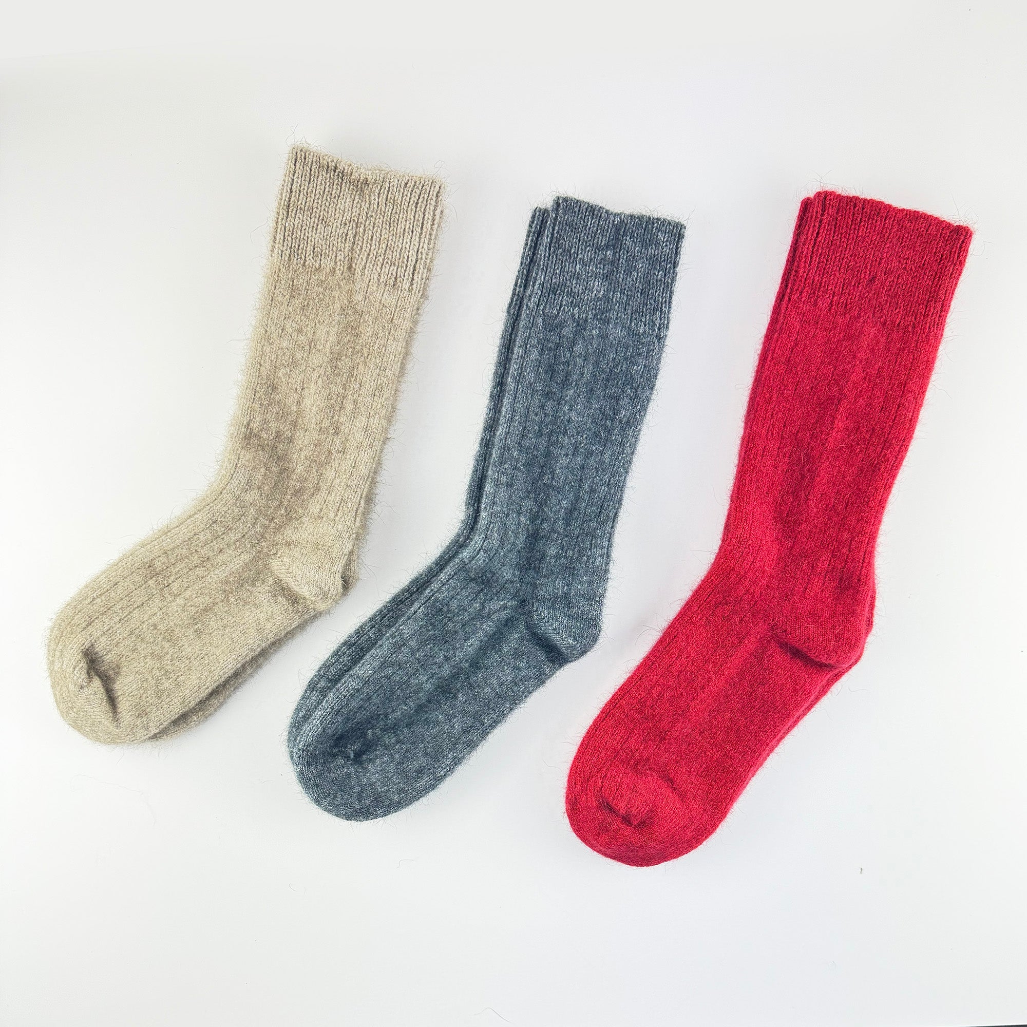 Unisex NZ Possum Merino Silk Rib Socks - ShopNZ
