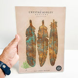 Weathered Copper Look Wall Art Feathers - ShopNZ