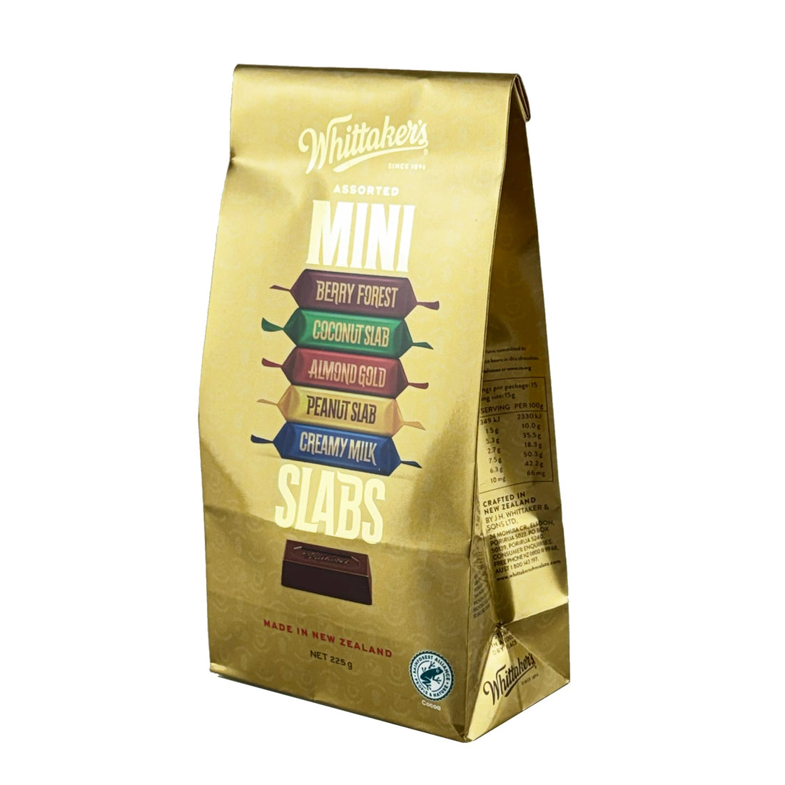 Whittakers Assorted Mini Slabs Chocolate Pack - ShopNZ