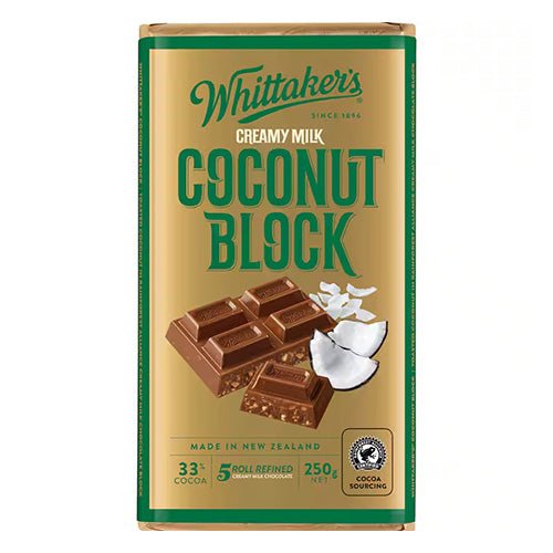 Whittakers Coconut Chocolate Block - ShopNZ