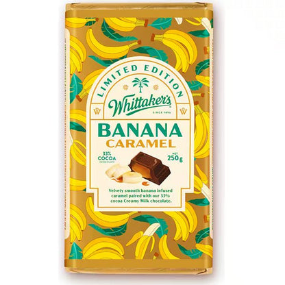 Whittakers Limited Edition Banana Caramel Chocolate - ShopNZ