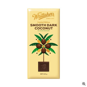 Whittakers Limited Edition Smooth Dark Coconut Chocolate - ShopNZ