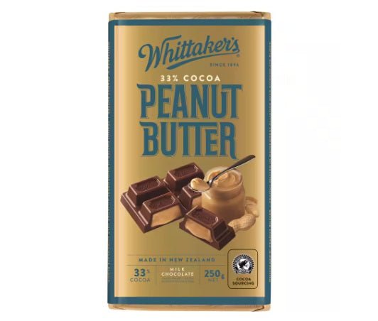 Whittakers Peanut Butter Chocolate Block - ShopNZ