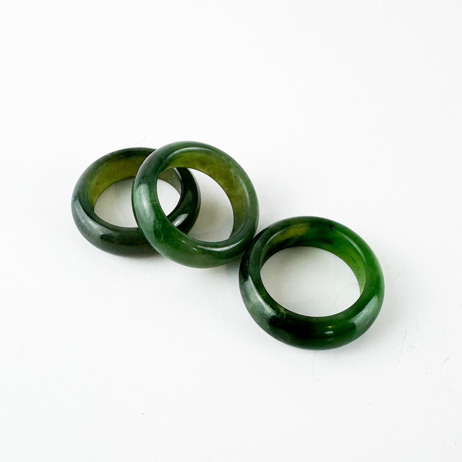 Wide Greenstone Ring - ShopNZ