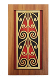 Maori Koru Rimu Wall Panel - ShopNZ