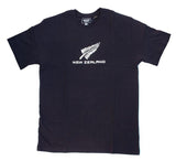 Black NZ Adult Silver Fern T-shirt - ShopNZ
