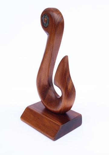 Simple NZ Maori Fish Hook Trophy - ShopNZ