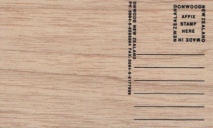 NZ Tane Mahuta Kauri Tree Wooden Postcard - ShopNZ