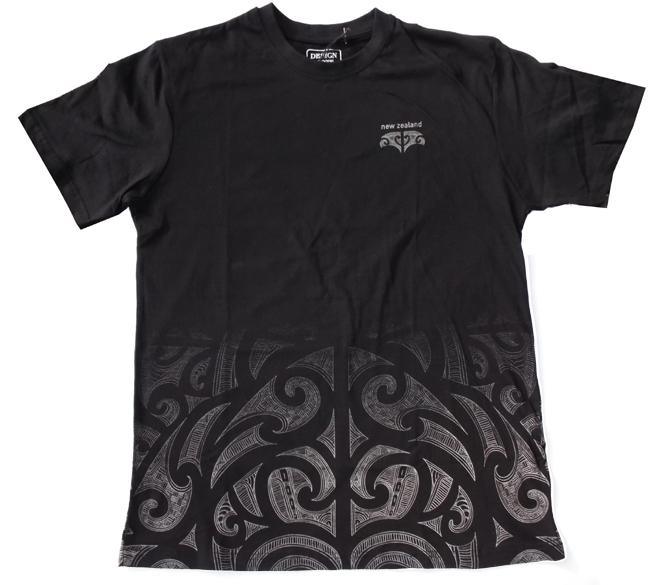 NZ Maori Adult Tattoo Print T-shirt - ShopNZ