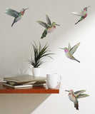 Pretty Set of 5 Hummingbirds Wall Art - ShopNZ