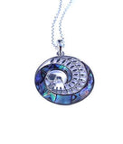 NZ Paua Fern Kiwi Koru Necklace - ShopNZ