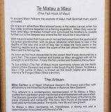 Framed Maori Fish Hook - Te Matau a Maui - ShopNZ