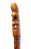 Carved Maori Walking Stick with Tekoteko Top - ShopNZ