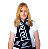 All Blacks Rugby Kids to Adults Jacquard Scarf - ShopNZ