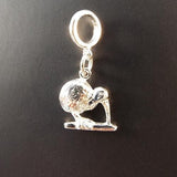 Sterling Silver Little Brown Kiwi Charm or Earrings - ShopNZ