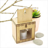 Kiwi and Pohutukawa LED Tealight Lantern - ShopNZ