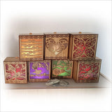 Maori Koru Flower LED Tealight Box - ShopNZ