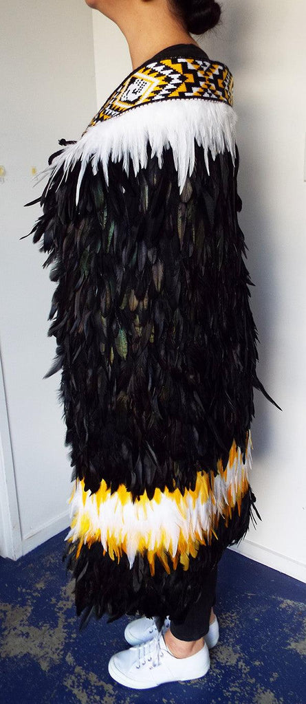 Maori Taranaki Feather Korowai - ShopNZ