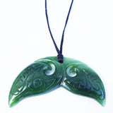 Greenstone Whale Tail Koru Necklace - ShopNZ