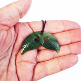 Greenstone Whale Tail Koru Necklace - ShopNZ