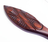 Carved Maori Waka Hoe Paddle - ShopNZ