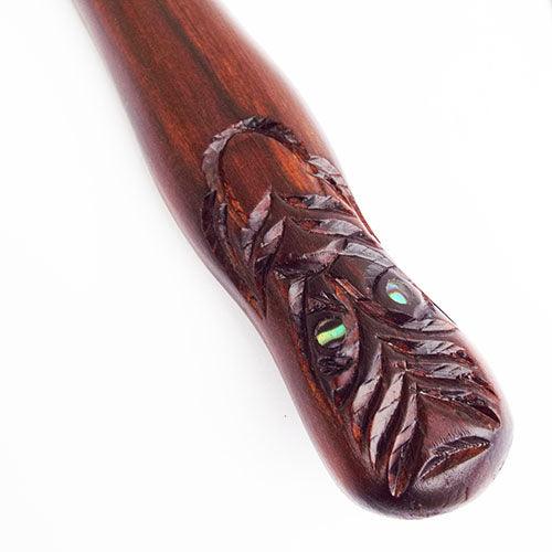 Carved Maori Waka Hoe Paddle - ShopNZ