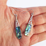 Pretty Filigree Paua Shell Earrings - ShopNZ