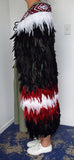 Beautiful Ngapuhi Black White Red Korowai - ShopNZ