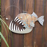 NZ Made Layered Angler Fish Wall Art - ShopNZ