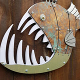 NZ Made Layered Angler Fish Wall Art - ShopNZ