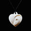Maori Made Bone Love Heart Necklace