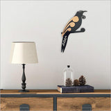 2-Tone Koru Tui Bird Wall Art - ShopNZ