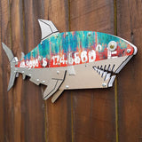 NZ Made Layered Shark Wall Art - ShopNZ