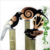 NZ Made Outdoor Kereru Wood Pigeon On Stand - ShopNZ