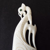 Maori Bone Manaia Protector Heru Comb - ShopNZ