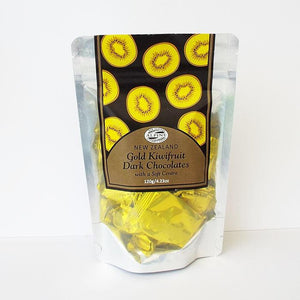 NZ Alpine Gold Kiwifruit and Dark Chocolate Candy - ShopNZ