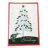 NZ Paua Kiwi Christmas Card - ShopNZ