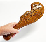 38cm Carved Maori Wahaika Club - ShopNZ