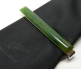 NZ Greenstone Tie Slide or Clip - ShopNZ