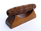 Maori Koauau Flute on Stand - ShopNZ