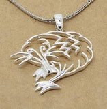 Sterling Silver NZ Kiwi Bird Necklace - ShopNZ